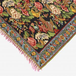 Senneh Kilim, Silk - Image 3